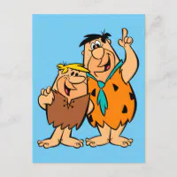 Carte Postale Barney Rubble et Fred Flintstone