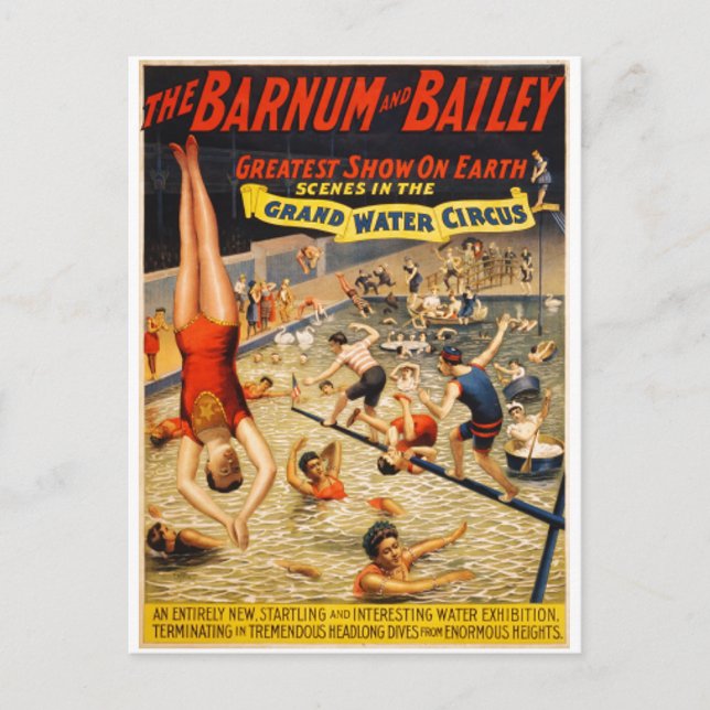 Carte Postale Barnum & Bailey Greatest Show on Earth (Devant)