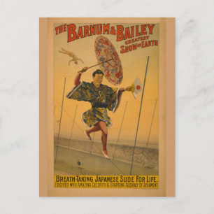 Carte Postale Barnum & Bailey Slide pour Life Circus Poster