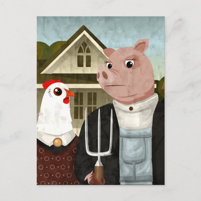 Carte Postale Barnyard Gothic (Devant)