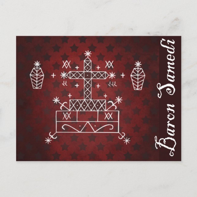 Carte postale Baron Samedi (Devant)