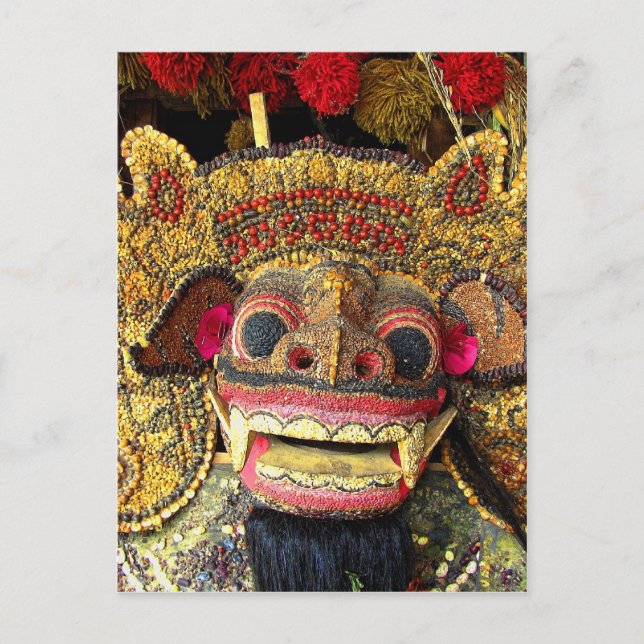 Carte Postale Barong balinais 2 (Devant)