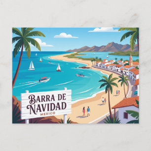 Carte Postale Barra de Navidad Mexique