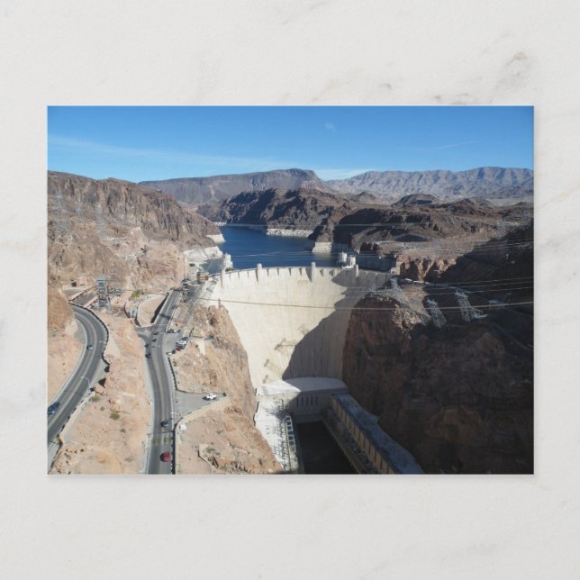 Carte Postale Barrage Hoover (Devant)