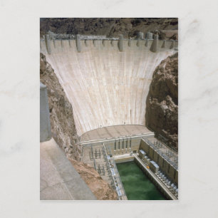 Carte Postale Barrage Hoover, face inférieure, Nevada/Arizona, U