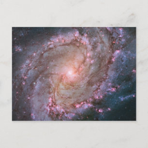 Carte Postale Barred Spiral Galaxy Messier 83.