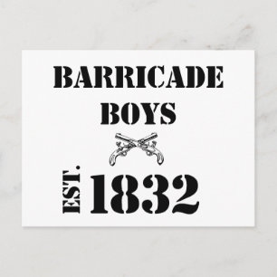 Carte Postale Barricade Boys Odds and End