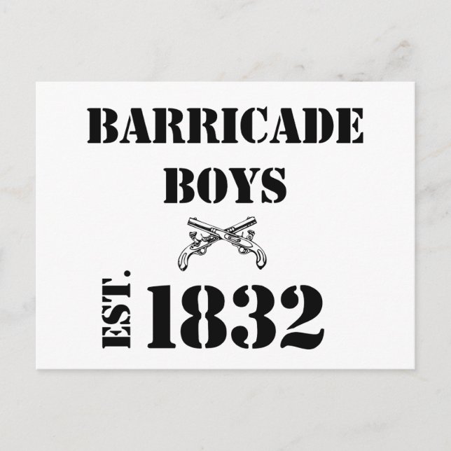 Carte Postale Barricade Boys Odds and End (Devant)