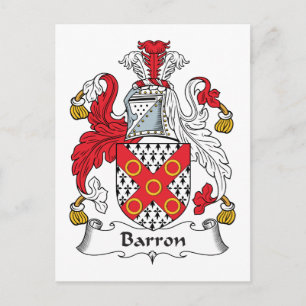 Carte Postale Barron Family Crest