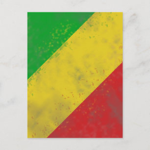 Carte Postale Bars colorés Rasta
