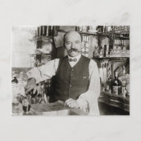 Bartender Pouring Drink, 1910