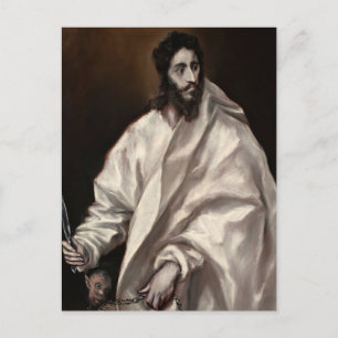 Carte Postale Barthélemy l'apôtre par El Greco