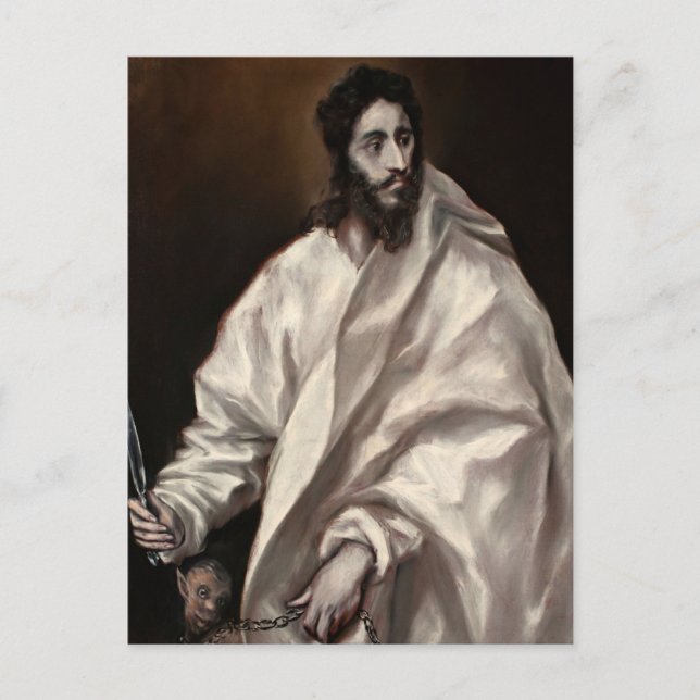 Carte Postale Barthélemy l'apôtre par El Greco (Devant)