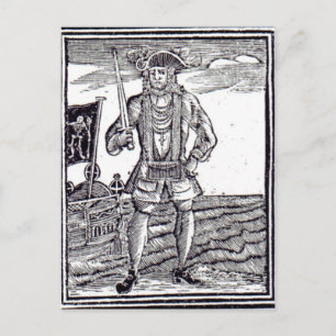 Carte Postale Bartholomew Roberts