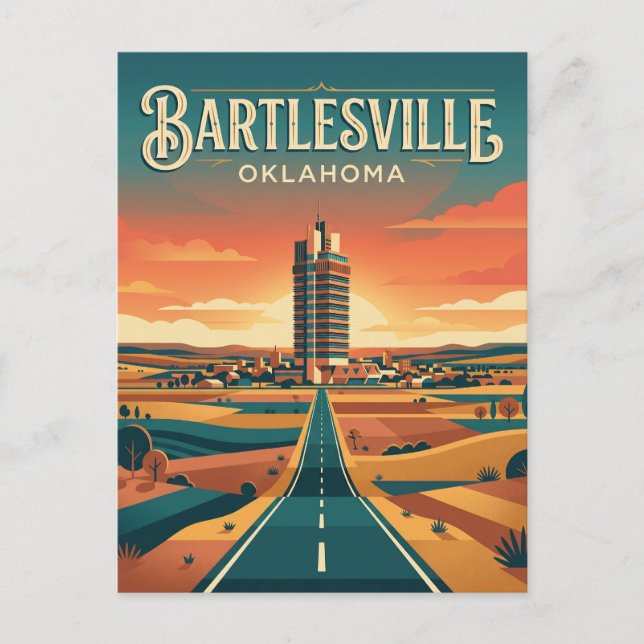 Carte Postale Bartlesville États-Unis (Devant)