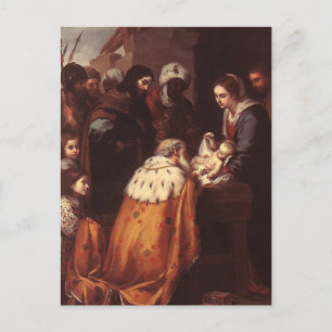 Carte Postale Bartolome Murillo - L'Adoration des Magi