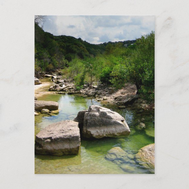 Carte Postale Barton Creek 2 - Austin Texas (Devant)