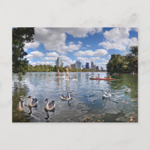 Carte Postale Barton Creek à Lady Bird Lake - Austin, Texas