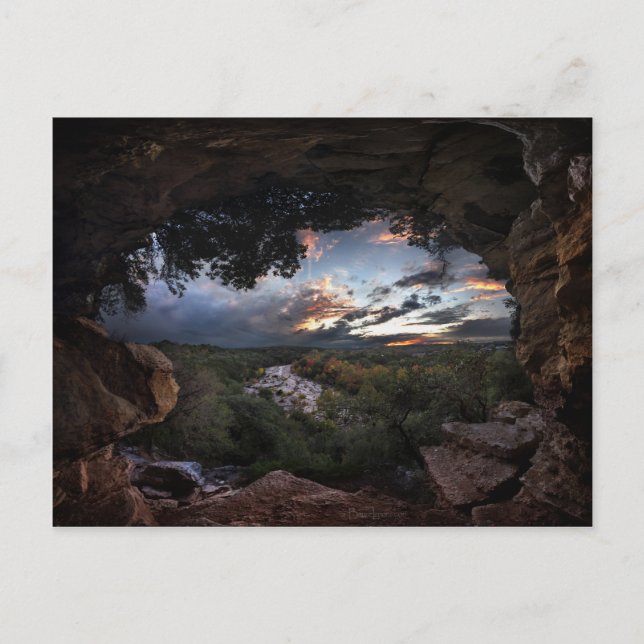 Carte Postale Barton Creek Sunset - Austin, Texas (Devant)