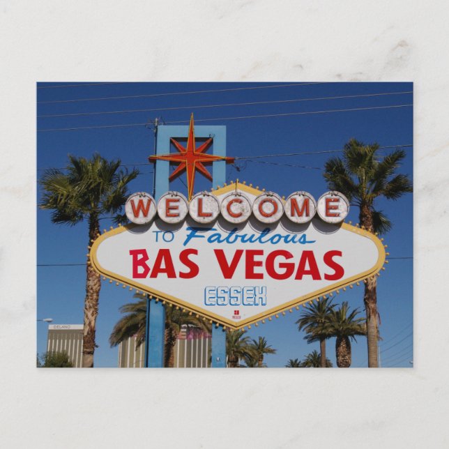 Carte postale Bas vegas (Devant)