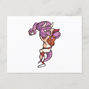 Carte Postale Base-ball des dinosaures