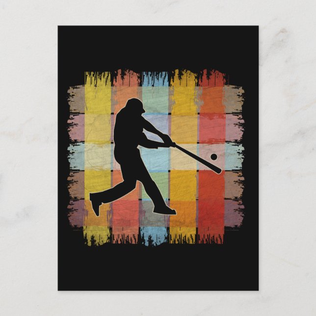 Carte Postale Base-ball vintage (Devant)