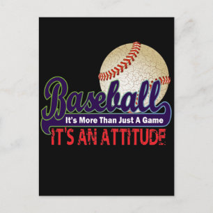 CARTE POSTALE BASEBALL - C'EST PLUS QU'UN JEU