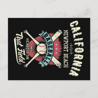 Carte Postale Baseball de Californie Newport Beach