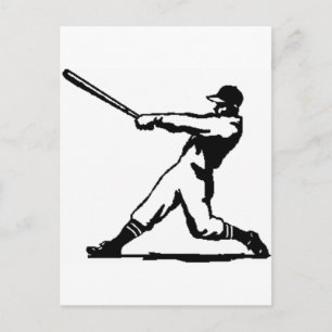 Carte Postale Baseball frappant
