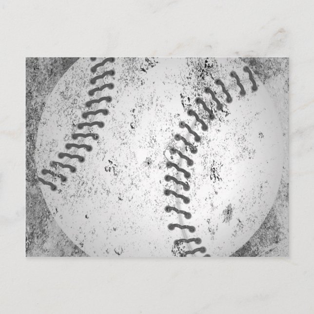 Carte Postale Baseball Grunge (Devant)