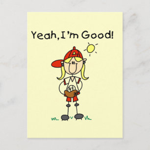 Carte Postale Baseball I'm Good T-shirts et Cadeaux