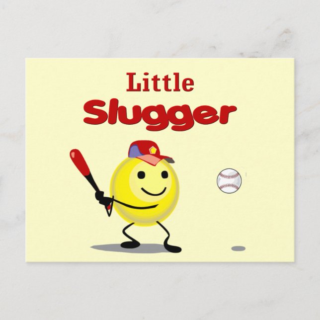 Carte Postale Baseball Little Slugger (Devant)