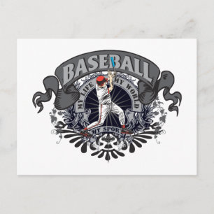 Carte Postale Baseball Mon Sport