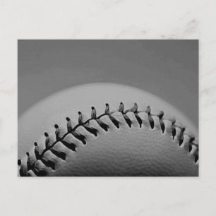 Carte Postale Baseball noir et blanc