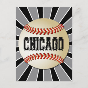 CARTE POSTALE BASEBALL RETRO CHICAGO