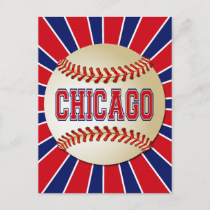 CARTE POSTALE BASEBALL RETRO CHICAGO