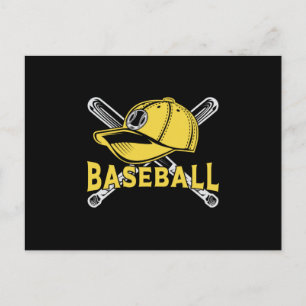 Carte Postale Baseball Sports Catcher Pitcher Bat Drôle Drôle ca