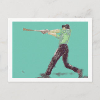 Carte Postale Baseball Swing