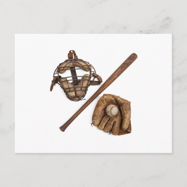 Carte Postale Baseball vintage (Devant)