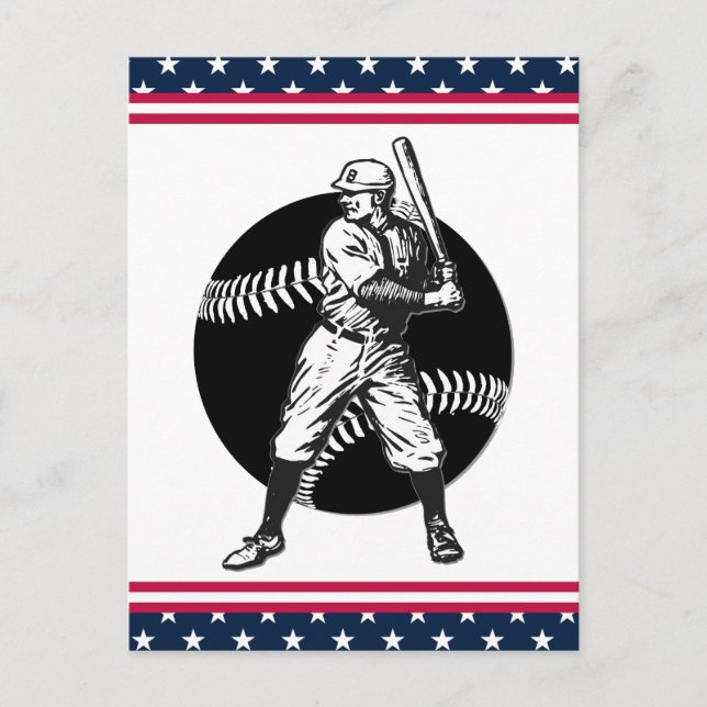 Carte Postale Baseball:Vintage (Devant)