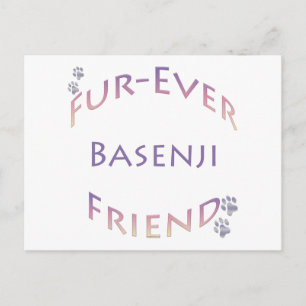 Carte Postale Basenji Furever
