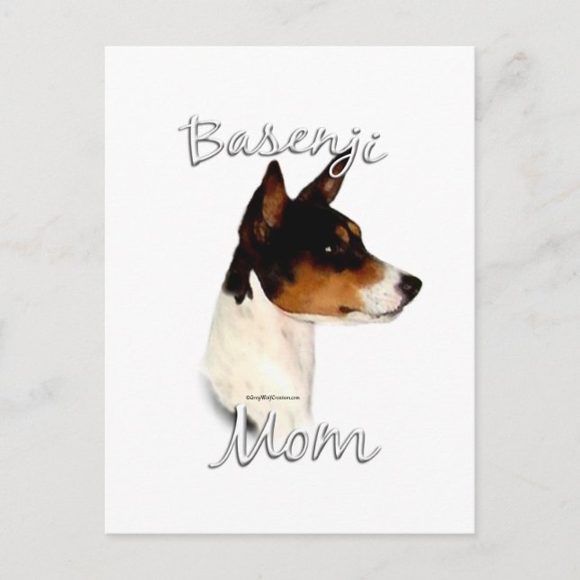 Carte Postale Basenji Maman 2 (Devant)
