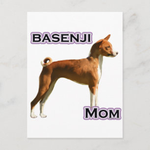 Carte Postale Basenji Maman 4