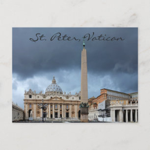 Carte Postale Basicila Saint-Pierre, ville sainte du Vatican