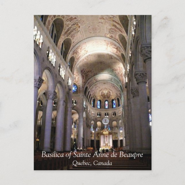 Carte Postale Basilica of Sainte Anne de Beaupre, Québec, Canada (Devant)