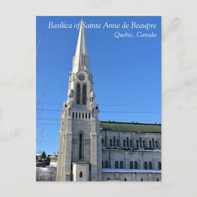Carte Postale Basilica of Sainte Anne de Beaupre, Québec, Canada (Devant)