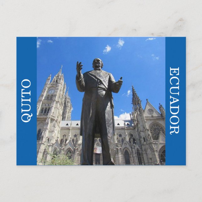Carte Postale basílica quito (Devant)