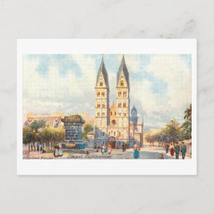 Carte Postale Basilique ancienne de St. Castor à Coblence, Allem