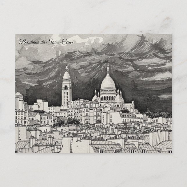 Carte Postale Basilique du Sacré-Cœur (Devant)