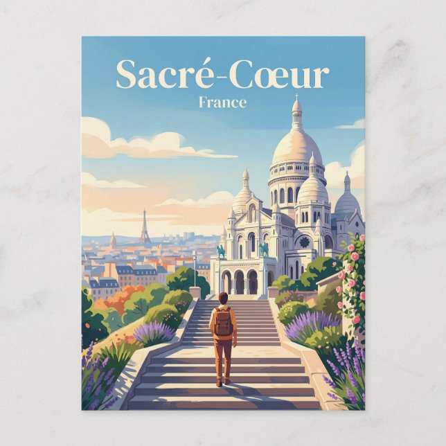 Carte Postale Basilique du Sacré-Cœur France (Devant)